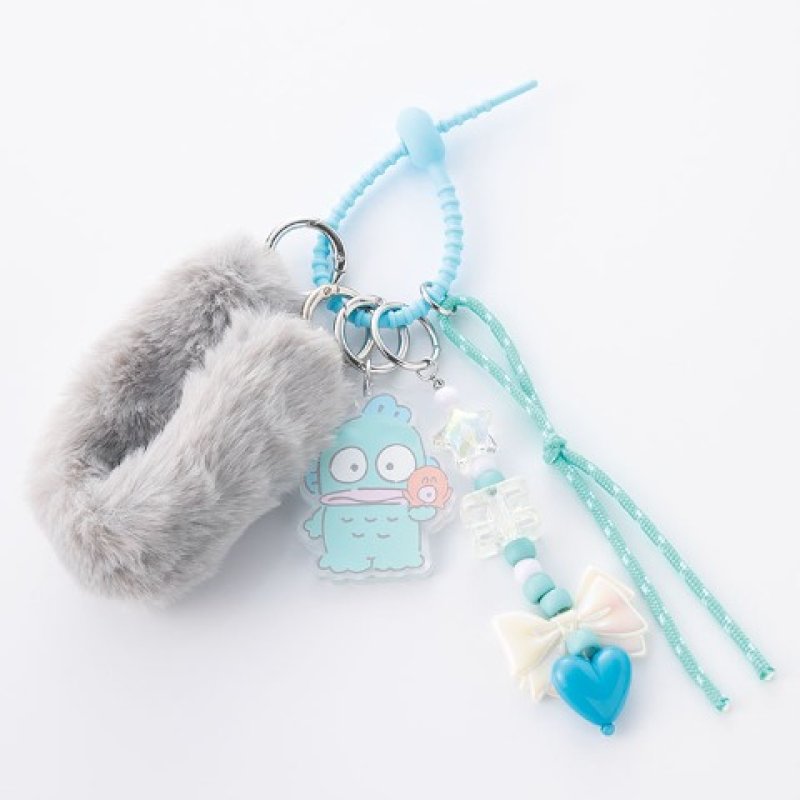 [HANGYODON] "Sanrio Mugyu Art Series" Fluffy Bag Charm