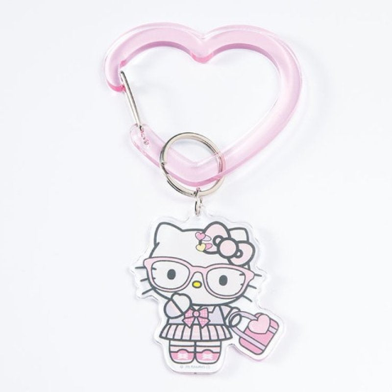 [PINK] "Hello Kitty Otaku Gal" Acrylic Carabiner