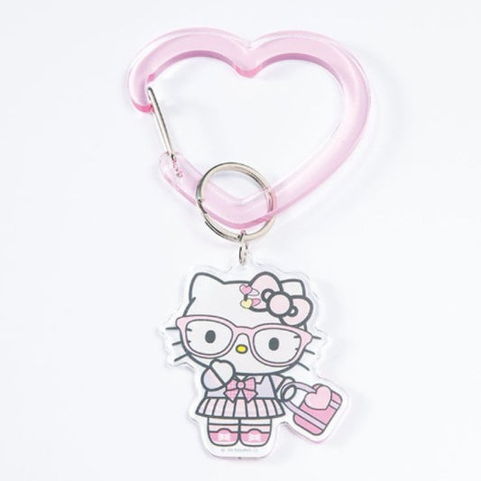 [PINK] "Hello Kitty Otaku Gal" Acrylic Carabiner