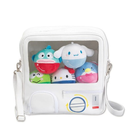 [WHITE]  "Sanrio Gachapon Machine & Mascots" Shoulder Bag