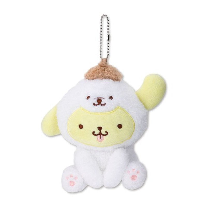 [WHITE DOG] AVAIL "Pompompurin 30th Anniversary" Plush Keychain