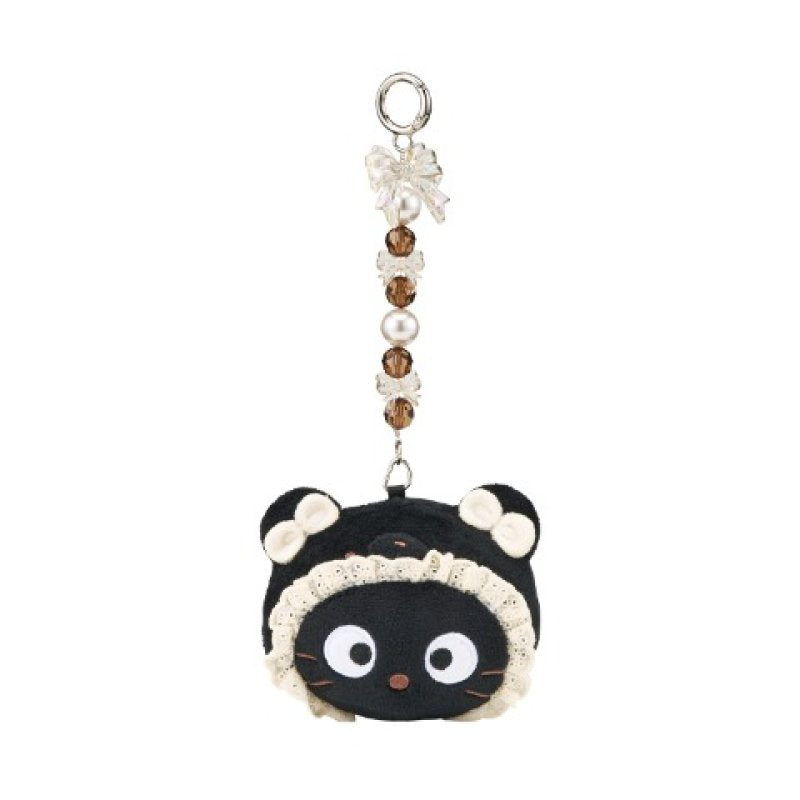 [BLACK] AVAIL "Chococat" Face Plush Keychain