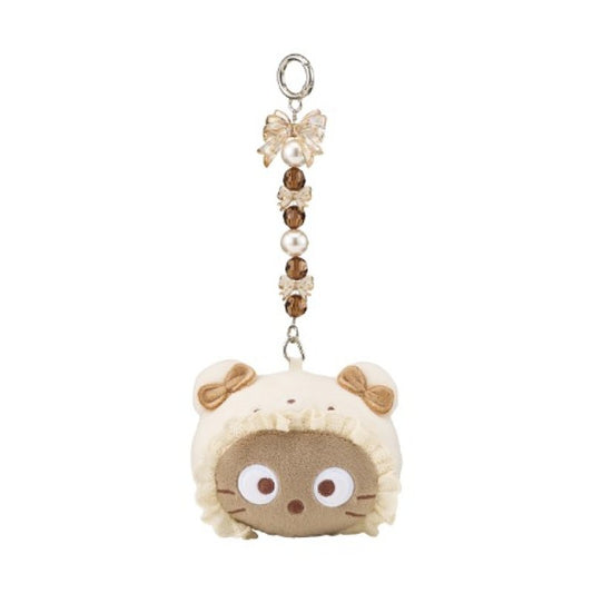 [CREAM] AVAIL "Chococat" Face Plush Keychain