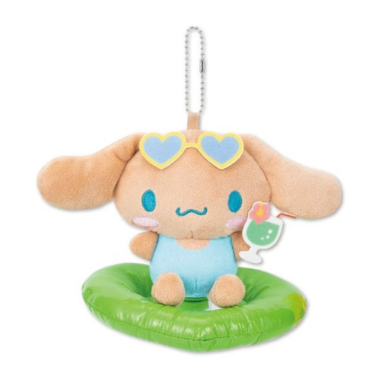[CINNAMOROLL] AVAIL "Sanrio Heart Floatie" Plush Keychain