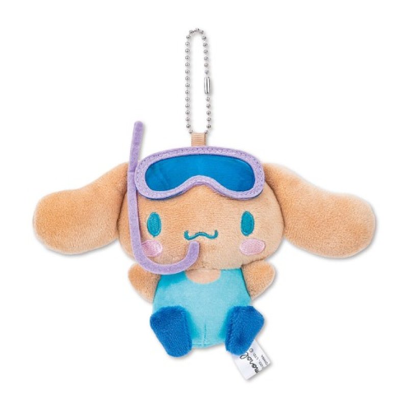 [CINNAMOROLL] AVAIL "Sanrio Snorkeling" Plush Keychain