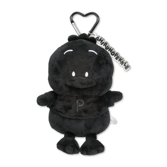 [BLACK] AVAIL "Pekkle Monochrome" Plush Keychain