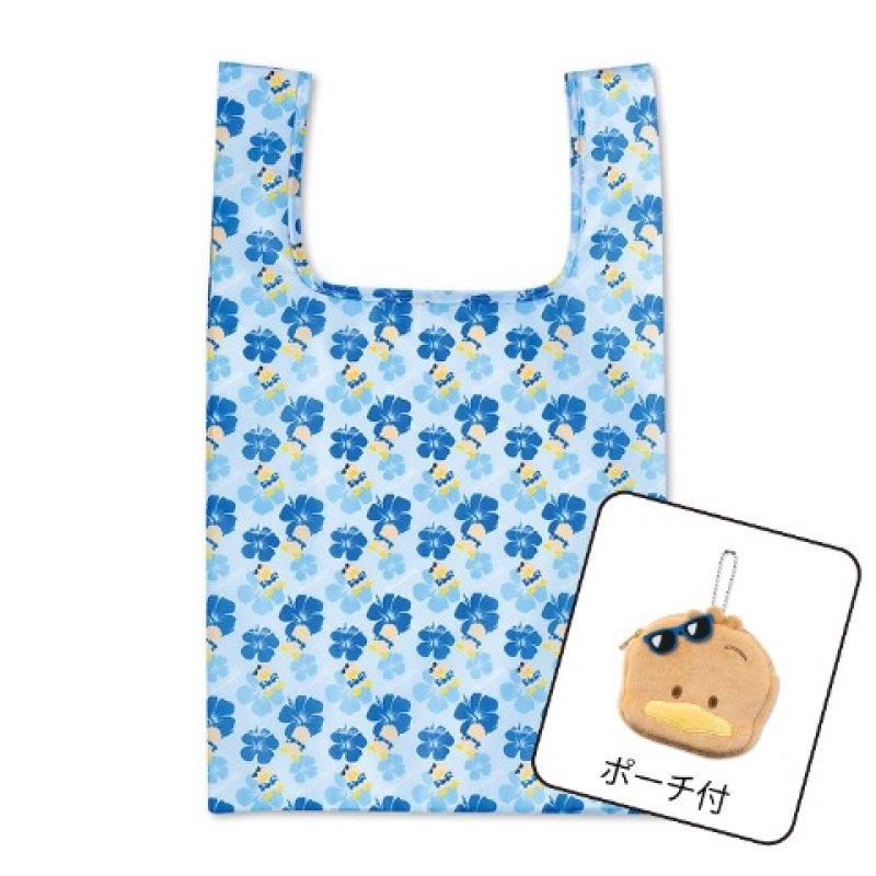 [BLUE] AVAIL "Pekkle Suntan" Eco Bag & Pouch