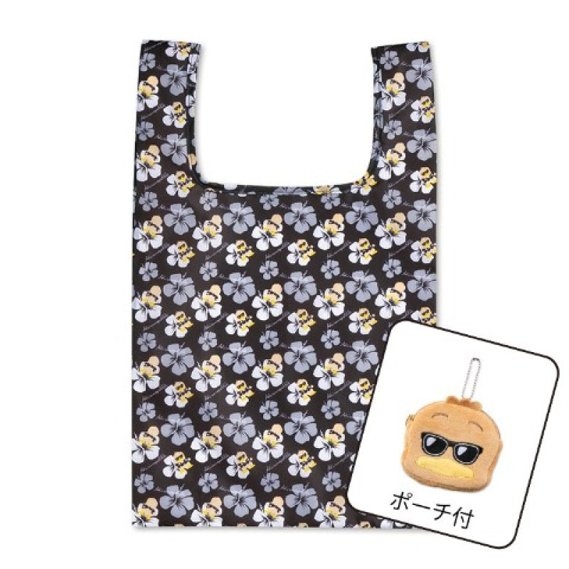 [BLACK] AVAIL "Pekkle Suntan" Eco Bag & Pouch