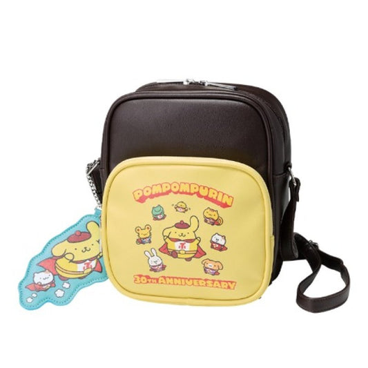 [YELLOW] AVAIL "Super Hero Pompompurin Anniversary" Shoulder Bag with Charm