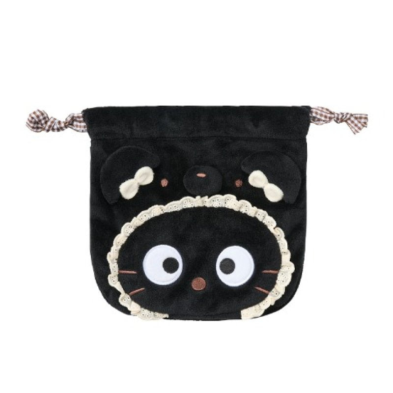 [BLACK] AVAIL "Chococat" Die-cut Drawstring