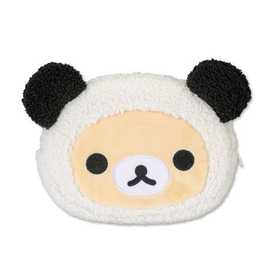 [KORILAKKUMA] AVAIL "Rilakkuma Panda" Die Cut Plush Pouch