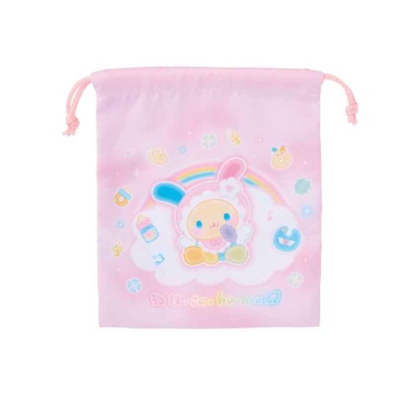 [PINK] AVAIL "Usahana Baby" Drawstring Bag