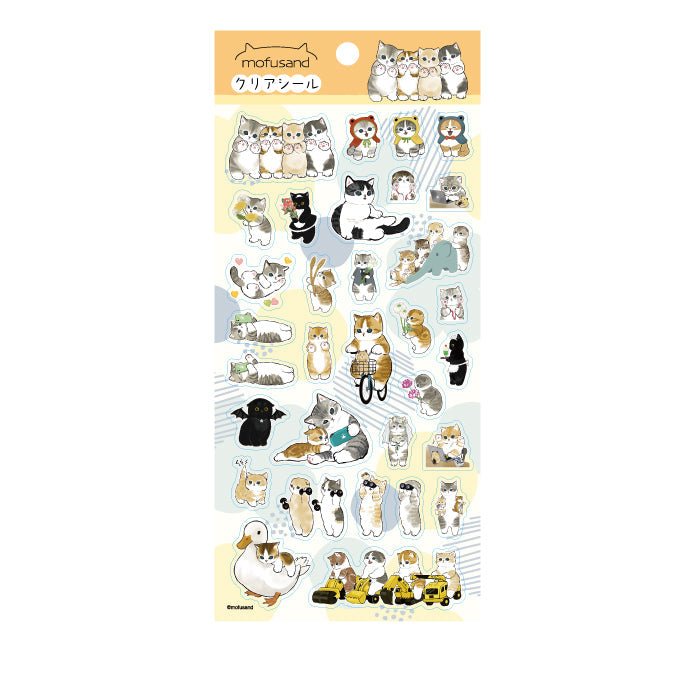 [7086 / DAILY LIFE] "Mofusand" Sticker Sheet - Rosey’s Kawaii Shop