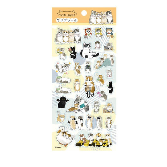 [7086 / DAILY LIFE] "Mofusand" Sticker Sheet - Rosey’s Kawaii Shop