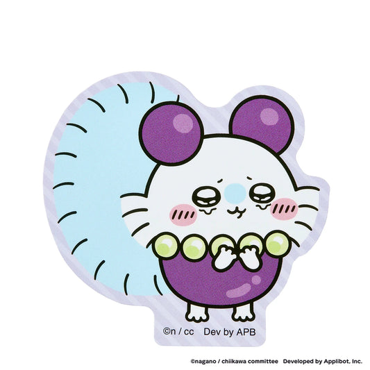 [MOMONGA GRAPE] "Chiikawa Pocket POP UP STORE Fruit" Die-Cut Sticker