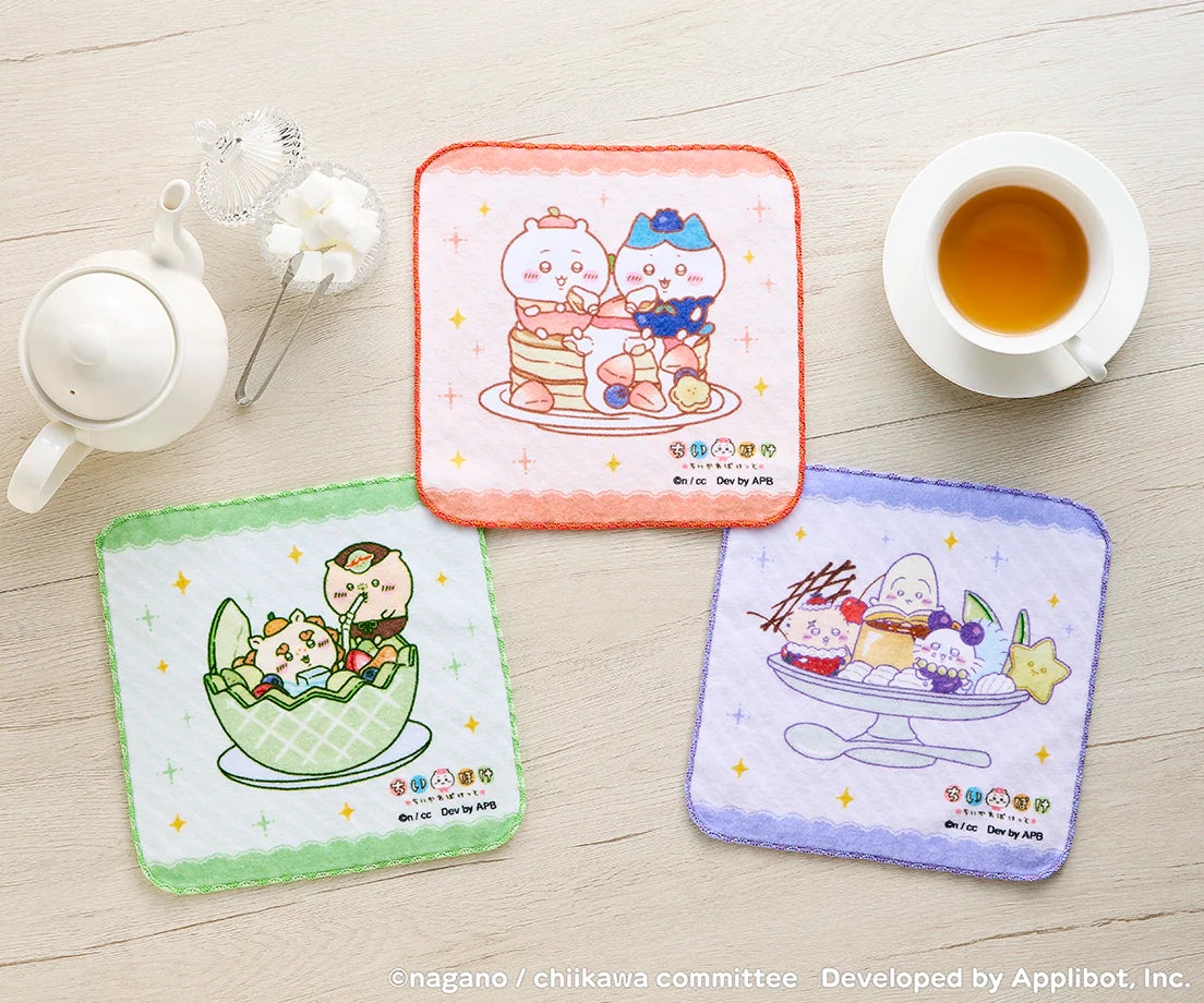 [ORANGE] "Chiikawa Pocket POP UP STORE Fruit" Hand Towel