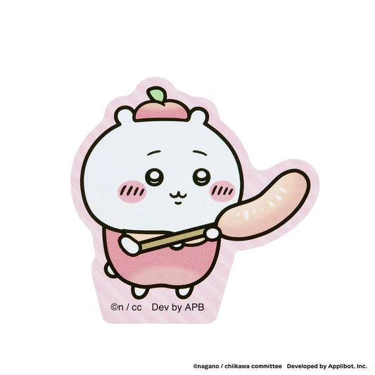 [CHIIKAWA PEACH] "Chiikawa Pocket POP UP STORE Fruit" Die-Cut Sticker