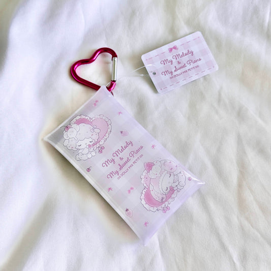 [SMALL] "My Melody & My Sweet Piano DOLLY MIX PETIT" Clear Multi Case