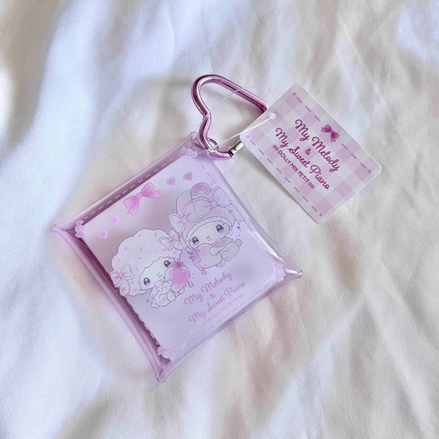 [EXTRA SMALL] "My Melody & My Sweet Piano DOLLY MIX PETIT" Clear Multi Case