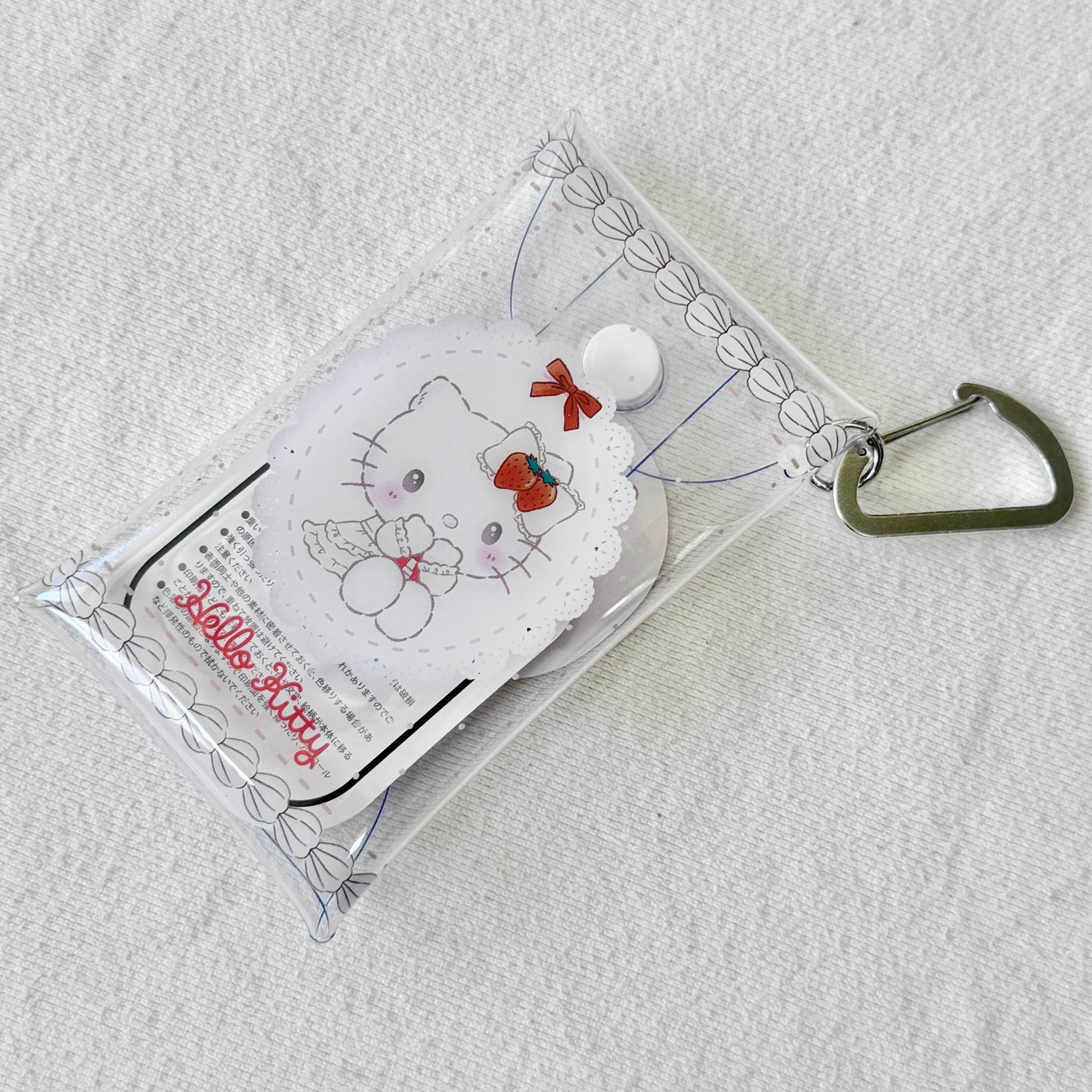 [HELLO KITTY] "Sanrio Sweet Cakes" Small Clear Multi Case