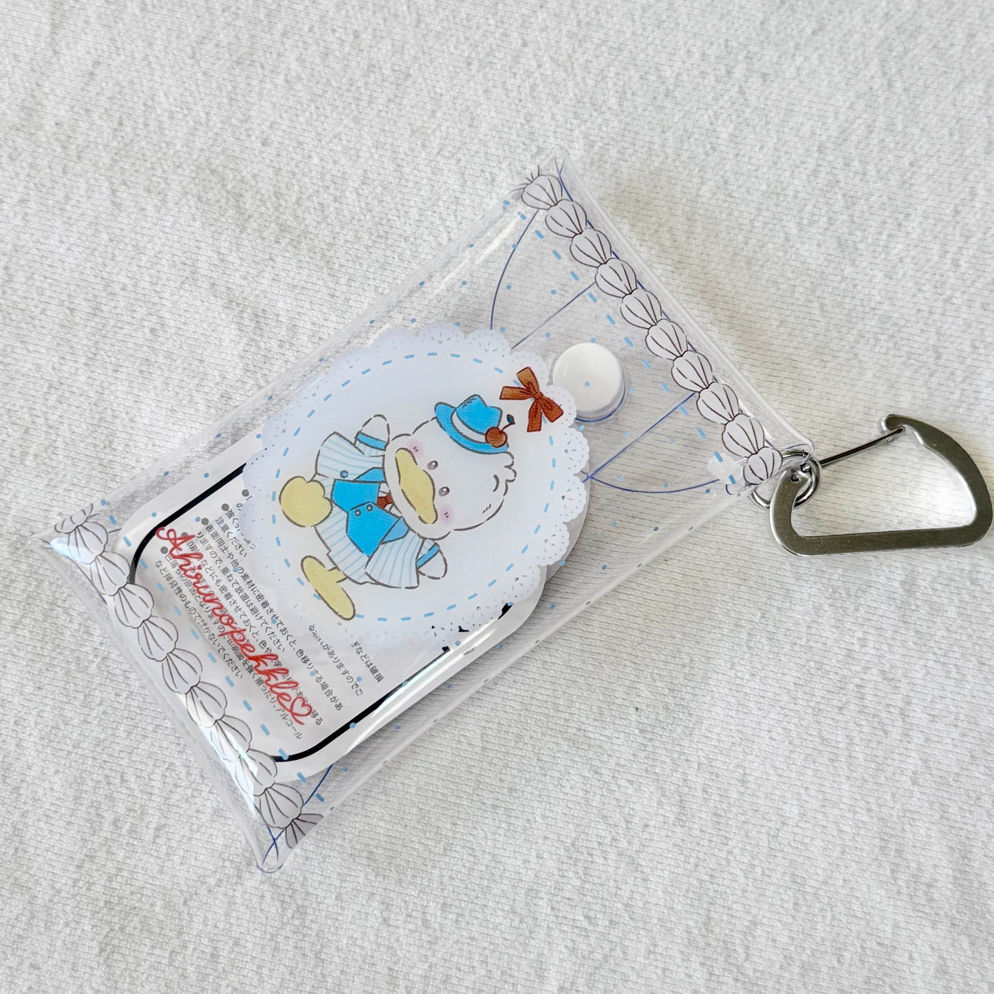 [PEKKLE] "Sanrio Sweet Cakes" Small Clear Multi Case
