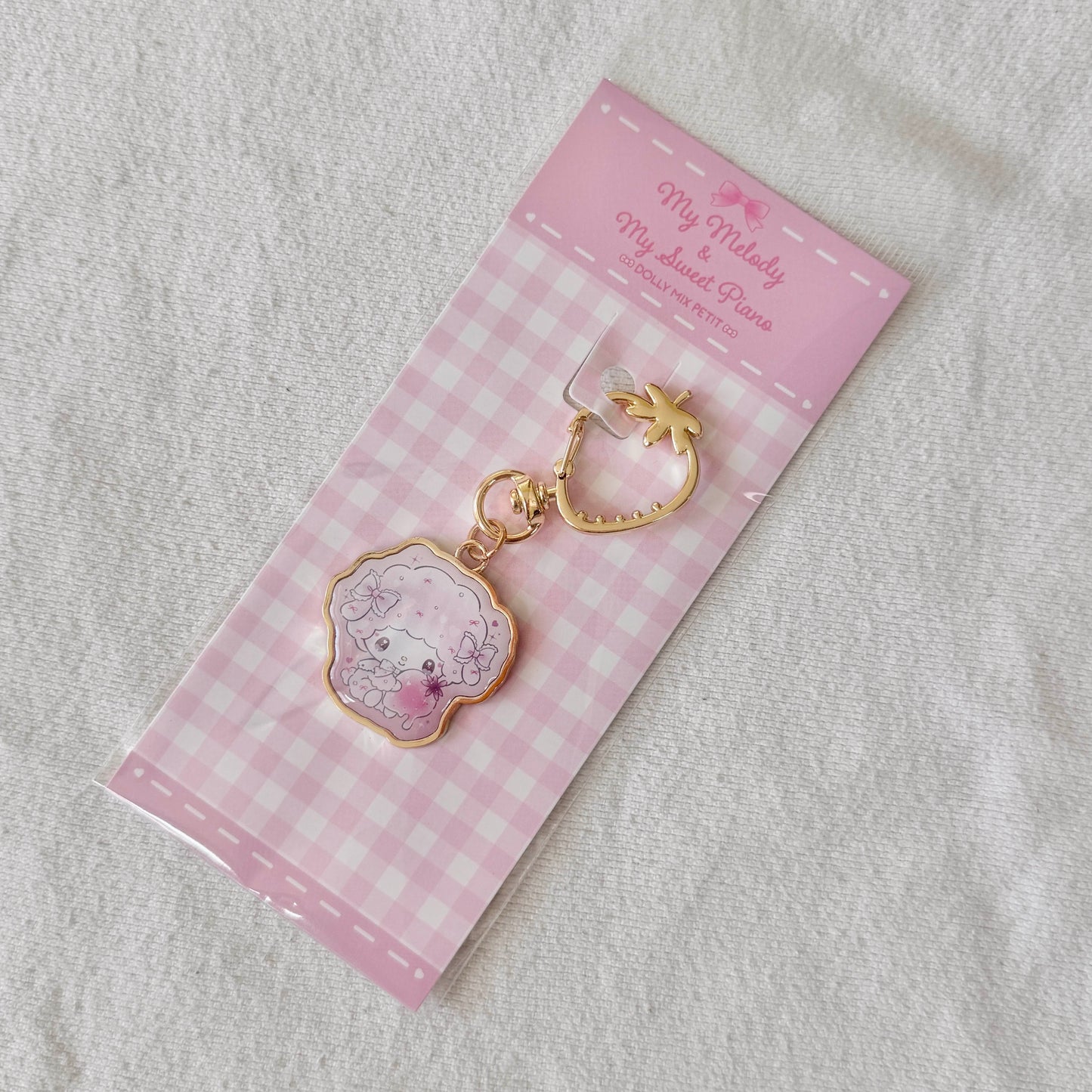 [MY SWEET PIANO] "My Melody & My Sweet Piano DOLLY MIX PETIT" Metal Keychain