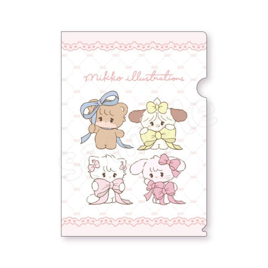 [A] "Mikko Illustrations" Clear File - Rosey’s Kawaii Shop