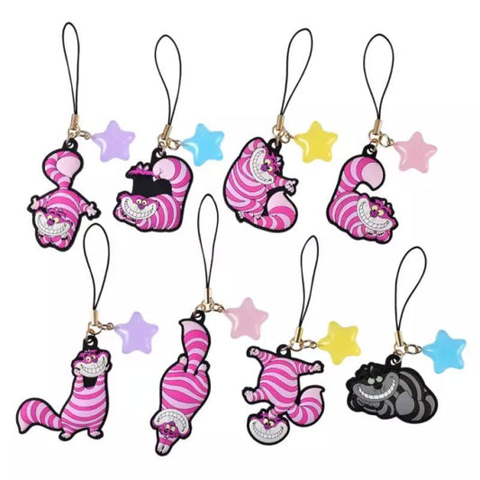 "Alice In Wonderland Cheshire Cat Glowing Keychain" Blind - Rosey’s Kawaii Shop
