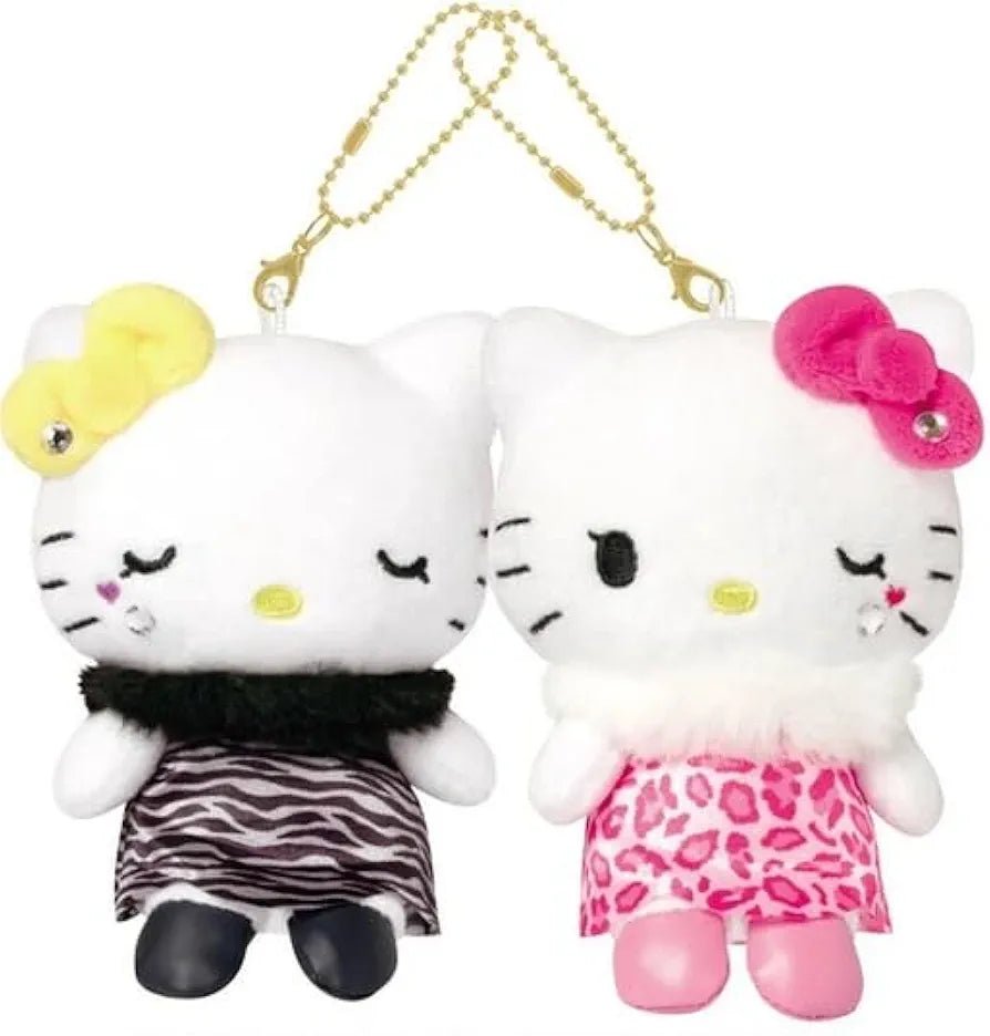 [ANIMAL PRINT] "Hello Kitty Nikonui" Large Plush Keychain - Rosey’s Kawaii Shop