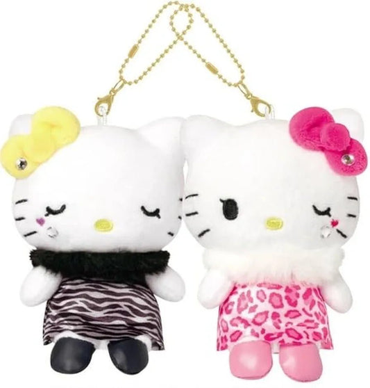 [ANIMAL PRINT] "Hello Kitty Nikonui" Large Plush Keychain - Rosey’s Kawaii Shop