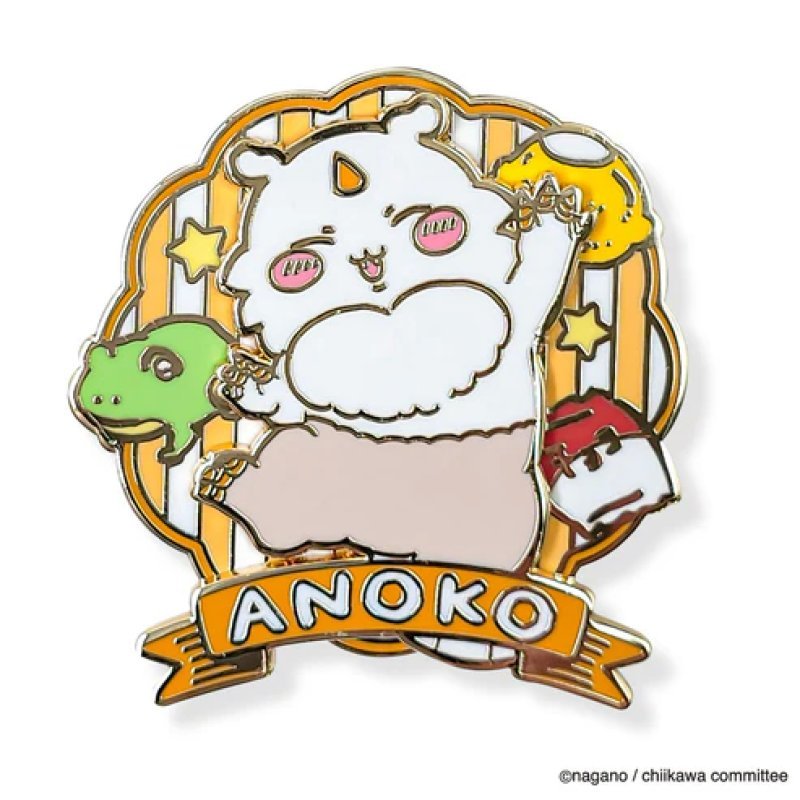 [ANOKO] "Chiikawa Large Swivel Pin" Badge - Rosey’s Kawaii Shop