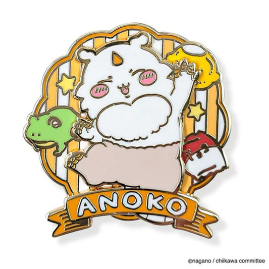 [ANOKO] "Chiikawa Large Swivel Pin" Badge - Rosey’s Kawaii Shop