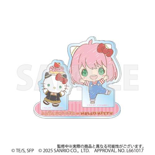 [ANYA / HELLO KITTY] "SPY x FAMILY x Sanrio" Acrylic Stand - Rosey’s Kawaii Shop