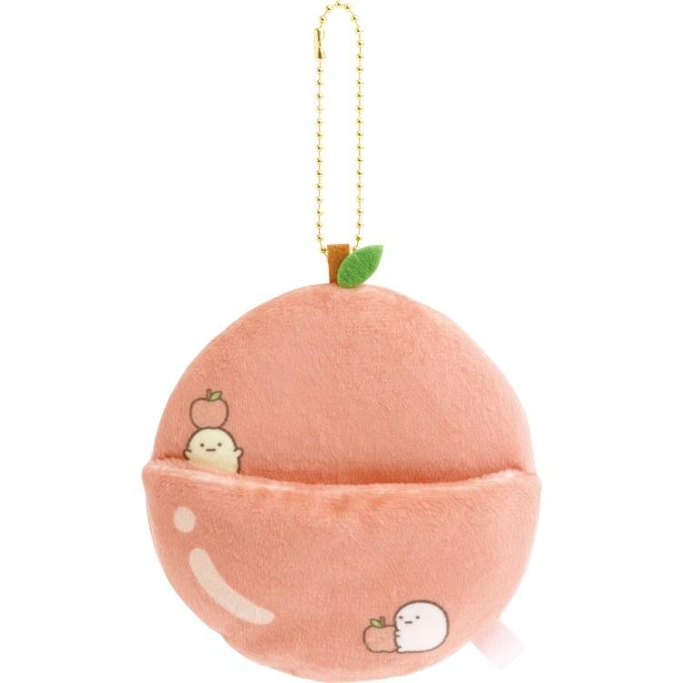 [APPLE] "Sumikko Gurashi Fruits Parlor" Tenori Plush Futon Keychain - Rosey’s Kawaii Shop