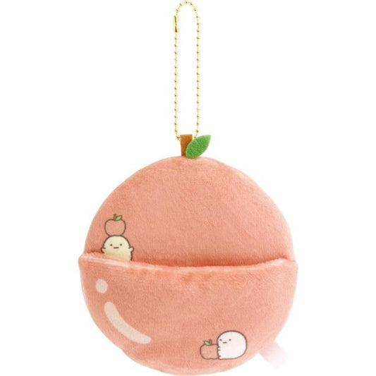 [APPLE] "Sumikko Gurashi Fruits Parlor" Tenori Plush Futon Keychain - Rosey’s Kawaii Shop