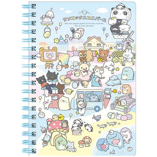 [BLUE] "San-X Universe" Spiral Notebook