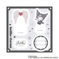 [B / ANGEL WINGS] "Astilbe x Kuromi" Acrylic Stand - Rosey’s Kawaii Shop