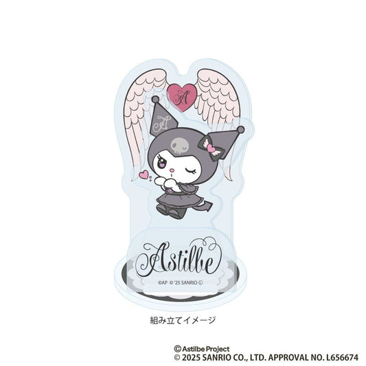 [B / ANGEL WINGS] "Astilbe x Kuromi" Acrylic Stand - Rosey’s Kawaii Shop