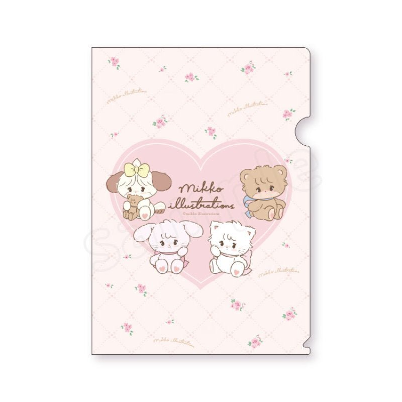[B] "Mikko Illustrations" Clear File - Rosey’s Kawaii Shop