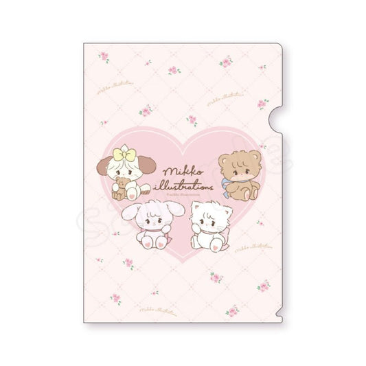 [B] "Mikko Illustrations" Clear File - Rosey’s Kawaii Shop