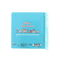 [BLUE] "Chiikawa x Sanrio" Square Notebook