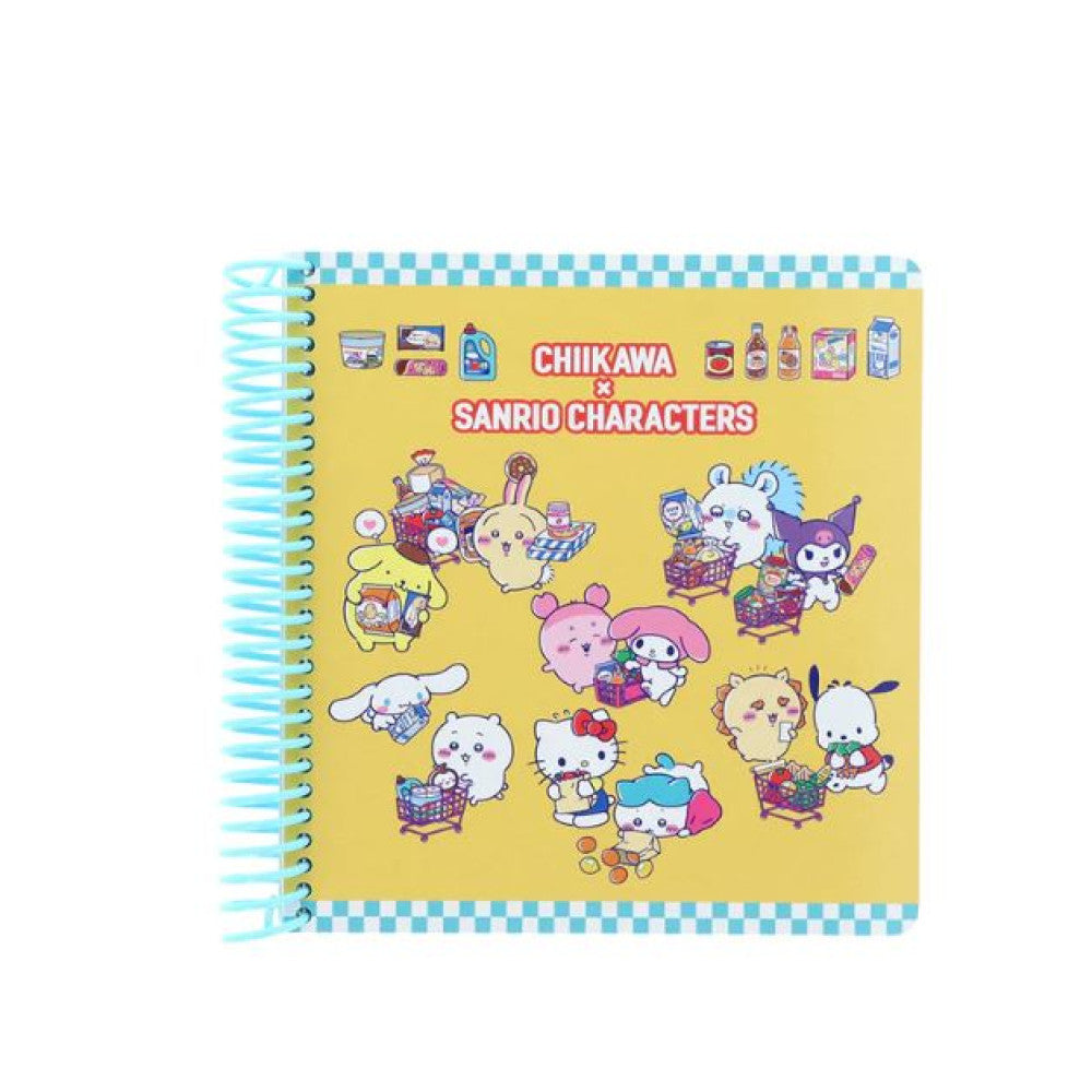 [BLUE] "Chiikawa x Sanrio" Square Notebook