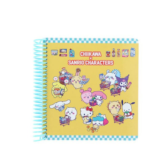 [BLUE] "Chiikawa x Sanrio" Square Notebook