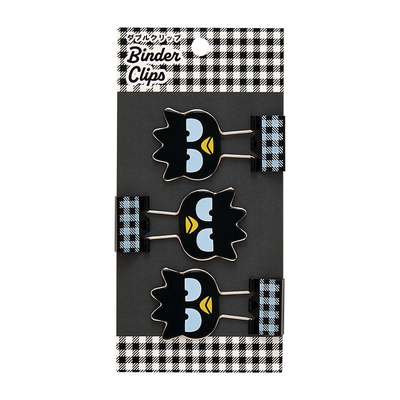 [BAD BADTZ MARU] "Sanrio Double Binder Clips" - Rosey’s Kawaii Shop