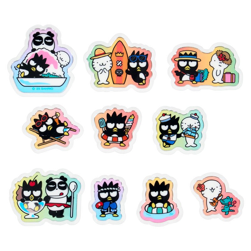 [BAD BADTZ MARU] "Sanrio Summer" Sticker Flakes - Rosey’s Kawaii Shop