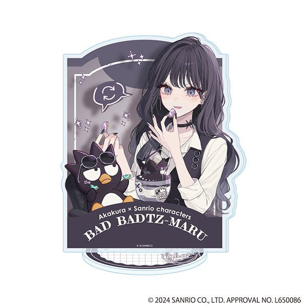 [BADTZ MARU] "Akakura x Sanrio: Cafe & Parfait" Acrylic Stand - Rosey’s Kawaii Shop