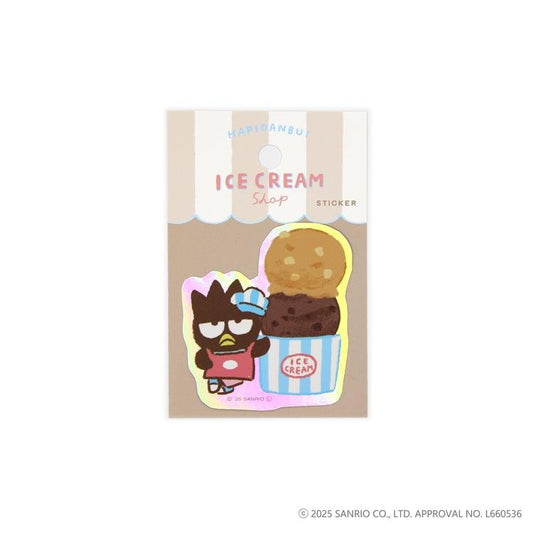 [BADTZ MARU] "Hapidanbui Ice Cream Shop" Die Cut Sticker - Rosey’s Kawaii Shop
