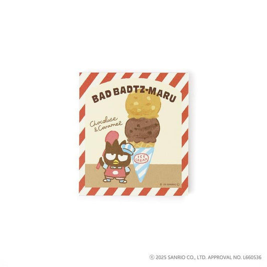 [BADTZ MARU] "Hapidanbui Ice Cream Shop" Memo Pad - Rosey’s Kawaii Shop