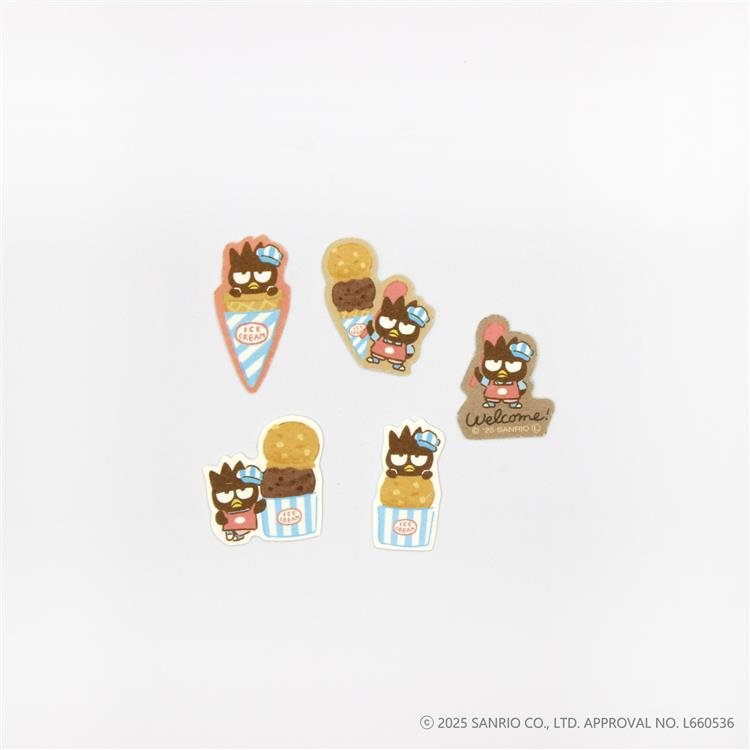 [BADTZ MARU] "Hapidanbui Ice Cream Shop" Sticker Flakes - Rosey’s Kawaii Shop