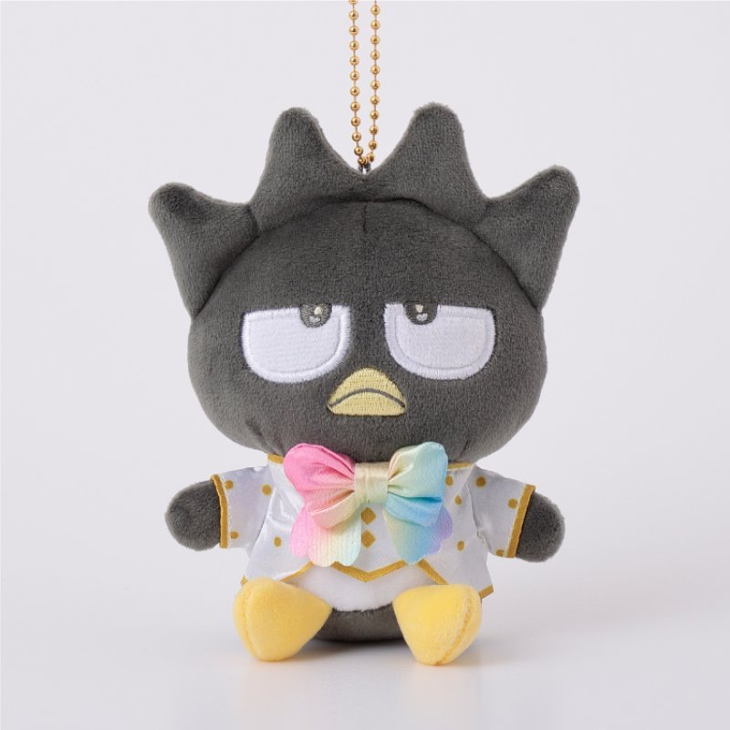 [BADTZ MARU RAINBOW] "Ichigo Shinbun 50th Anniversary x Munyugurumi Patio POPUP STORE" Plush Keychain - Rosey’s Kawaii Shop